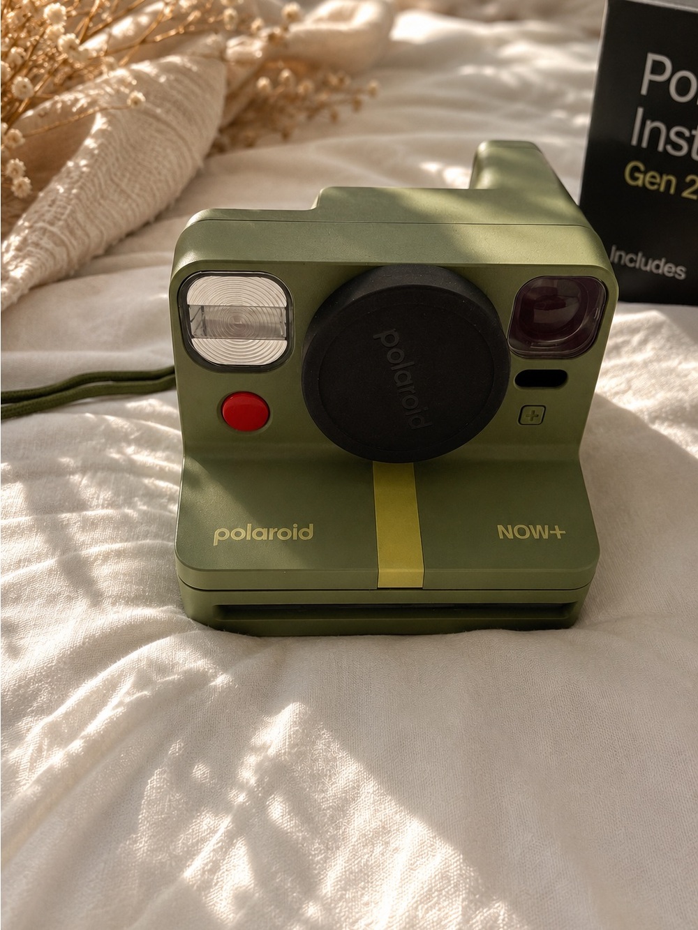 Polaroid Now+ Gen 2 Instant Camera Forest Green + Filter Set Box Complete